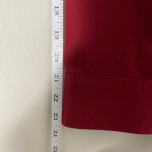 Geoffrey Beene Burgundy Men's Dress Shirt Size XL17 Long Sleeve Button Down - Picture 6 of 11